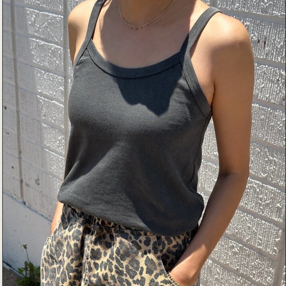 NWOT Le Bon Shoppe - Organic Cotton Dana Cami in Vintage Black - Size Small